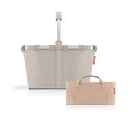 reisenthel Carrybag + Organizador: organizador de bolsillo funcional: para aún más orden en tu cesta de la compra reisenthel, Arenque de arena + Twist Coffee