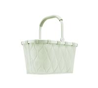 reisenthel Carrybag puffer iced matcha - Cesta de la compra estable con mucho espacio de almacenamiento y práctico bolsillo interior, diseño elegante e impermeable