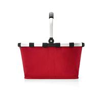 reisenthel carrybag - Robusta cesta de la compra con mucho espacio de almacenamiento y práctico bolsillo interior, diseño elegante y repelente al agua, en rojo