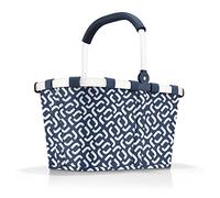 reisenthel carrybag - Robusta cesta de la compra con mucho espacio de almacenamiento y práctico bolsillo interior, diseño elegante y repelente al agua, en azul signature navy