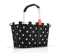 reisenthel carrybag - Robusta cesta de la compra con mucho espacio de almacenamiento y práctico bolsillo interior, diseño elegante y repelente al agua, en puntos mezclados