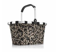 reisenthel carrybag - Robusta cesta de la compra con mucho espacio de almacenamiento y práctico bolsillo interior, diseño elegante y repelente al agua, en taupe barroco