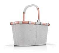 reisenthel carrybag twist sky rose- Cesta de la compra robusta con mucho espacio de almacenamiento y práctico bolsillo interior - Diseño elegante e impermeable