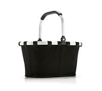 reisenthel carrybag XS black - Cesta de la compra robusta con práctico bolsillo interior - Diseño elegante e impermeable