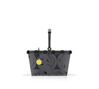 reisenthel Carrybag XS - Cesta de la Compra Estable tamaño XS con práctico Bolsillo Interior, diseño Elegante e Impermeable, Smiley Grey, 33,5 x 21 x 19,5 cm (B x H x T)