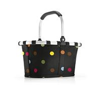 reisenthel carrybag XS Dots - Cesta de la Compra Robusta con práctico Bolsillo Interior - Diseño Elegante e Impermeable