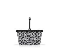 reisenthel Carrybag XS Leo Nero - Cesta de la compra estable con práctico bolsillo interior - Diseño elegante e impermeable