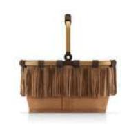 Reisenthel carrybag xs mini marrón cesta de la compra