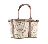 reisenthel Carrybag XS Smiley® - Cesta de la compra estable con práctico bolsillo interior, diseño elegante e impermeable
