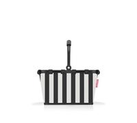 reisenthel Carrybag XS summerstripes Black - Cesta de la Compra Estable con práctico Bolsillo Interior, diseño Elegante e Impermeable