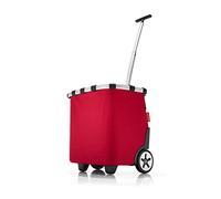 reisenthel carrycruiser - Carro de la Compra de Dos Ruedas portátil con Correa Ajustable para Hombro, Estructura Estable de Aluminio, Material Resistente al Agua, en Rojo