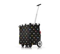 reisenthel carrycruiser - Carro de la Compra de Dos Ruedas portátil con Correa Ajustable para Hombro, Estructura Estable de Aluminio, Material Resistente al Agua, en Puntos