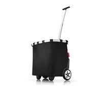 reisenthel carrycruiser - Carro de la Compra de Dos Ruedas portátil con Correa Ajustable para Hombro, Estructura Estable de Aluminio, Material Resistente al Agua, en Negro