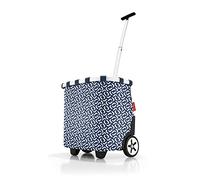 reisenthel carrycruiser Frame - Carro de la Compra de Dos Ruedas portátil con Correa Ajustable para Hombro, Estructura Estable de Aluminio, Material Resistente al Agua, en Azul Signature Navy
