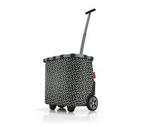 reisenthel carrycruiser Frame - Carro de la Compra de Dos Ruedas portátil con Correa Ajustable para Hombro, Estructura Estable de Aluminio, Material Resistente al Agua, en Signature Negro