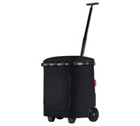 reisenthel carrycruiser Plus Frame - Carro de la Compra de Dos Ruedas portátil, Compartimento térmico, Estructura de Aluminio, Hecho con Materiales reciclados, en Negro