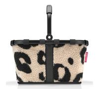 reisenthel Carrybag XS Teddy Leo Cream - Cesta de la compra estable con práctico bolsillo interior, diseño elegante e impermeable