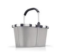reisenthel Cesta de Compras sólida con Mucho Espacio de Almacenamiento y práctico Bolsillo Interior, diseño Elegante e Impermeable, Gris Espiga, Taille Unique