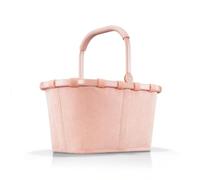 reisenthel Cesta de Compras sólida con Mucho Espacio de Almacenamiento y práctico Bolsillo Interior, diseño Elegante e Impermeable, Marco Cord Blush, Casual
