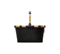 Reisenthel Bolsa de compras Carrybag – robusta con bolsillo interior, repelente al agua, negro