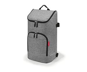 reisenthel citycruiser Bag - Bolso para Las Compras con Varios Compartimentos Grandes, se Puede Transportar con la Carretilla citycruiser, en Plata Twist Silver