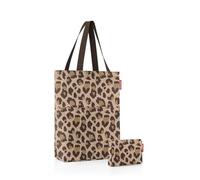 reisenthel CityShopper Set - Nuestra bolsa de la tienda de la ciudad y el estuche de bolsillo se combinan en un juego, juego de regalo combinado, Leo Macchiato, medium