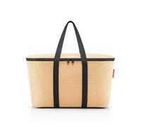 reisenthel Coolerbag - Bolsa isotérmica de Tejido de poliéster Ideal para el Picnic, la Compra y los Viajes, Raffia Black, Normal, Bolsa más Fresca