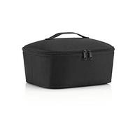 reisenthel coolerbag M Pocket - Bolsa térmica para Transportar Comida, Hecha de Botellas Pet recicladas, para Llevar la Comida al Trabajo o al Colegio, en Negro