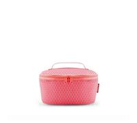 reisenthel Coolerbag S Pocket mesh Coral - Bolsa isotérmica con parte superior de botellas de PET recicladas, ideal para el almuerzo de viaje