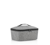 Reisenthel coolerbag xl twist silver - bolsa nevera xl de tejido de po