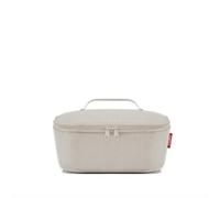 reisenthel coolerbag XL twist silver - Bolsa nevera XL de tejido de poliéster de alta calidad - Ideal para picnics, compras y viajes, Couleur:herringbone sand