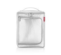 reisenthel Coolerbox UK7088 - Bolsa isotérmica con Dos Aberturas (Flexible, diseño de Crackle), Color Plateado