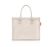 reisenthel Daily shopper - Bolso de mano moderno y recto para cualquier ocasión - práctico bolso de mano, lo suficientemente grande para tus compras y tus objetos cotidianos, Teddy Sand, talla única