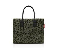 reisenthel Daily shopper teddy leo olive - Bolso de mano moderno y recto para cualquier ocasión - práctico bolso de mano, lo suficientemente grande para tus compras y tus objetos cotidianos