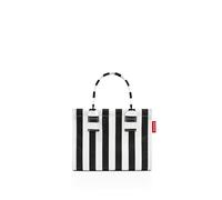 reisenthel Daily shopper XS summerstripes black - Bolso de mano moderno y recto para cualquier ocasión - práctico bolso de mano, lo suficientemente grande para tus compras y tus objetos cotidianos