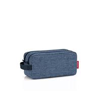 reisenthel Duocase WA4027 - Estuche de Color Azul Twist Blue - Estuche y Organizador de Viaje con Cremallera - Tejido de poliéster 26 x 12,5 x 10 cm