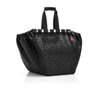 reisenthel easyshoppingbag - Bolsa versátil - En práctico diseño para enrollar, Glossy Dots Black, 32.5 cm x 38 cm x 51 cm