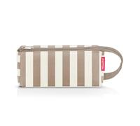 reisenthel Estuche Plegable Boxy Cosmetic: compañero de Viaje óptimo con Mucho Espacio de Almacenamiento. 2 Compartimentos Interiores: para más Orden, Summerstripes Coffee, Clásico