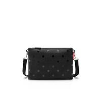 reisenthel extralite case 1 - Organizador universal pequeño para cosméticos o pequeños artículos de bolso, Glossy Dots Black, 25x17 cm, moderno
