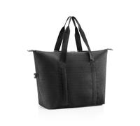 reisenthel extralite Weekender M - Bolsa de deporte, bolsa de viaje, equipaje de mano, homologado Ryanair, extra ligera, 28 l, malla, negro, medium, extralite Weekender M
