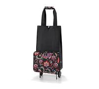 reisenthel foldabletrolley - Carrito de Dos Ruedas portátil para irte de Compras y de picnics espontáneamente, Trolley Plegable y ahorrador de Espacio, en Puntos, Couleur:Purple