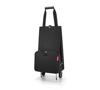 reisenthel foldabletrolley - Carrito de Dos Ruedas portátil para irte de Compras y de picnics espontáneamente, Trolley Plegable y ahorrador de Espacio, en Negro
