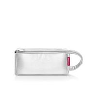 reisenthel Foldcase MN7088 Silver Crackle - Neceser para cosméticos (2,5 l, Fabricado con Botellas de Pet recicladas, Apertura con Cremallera, 23 x 11 x 11 cm)