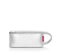 reisenthel Foldcase MN7088 Silver Crackle - Neceser para cosméticos (2,5 l, Fabricado con Botellas de Pet recicladas, Apertura con Cremallera, 23 x 11 x 11 cm)