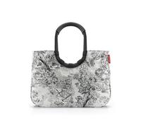reisenthel Loopshopper L - Bolsa resistente con prácticos compartimentos de botellas de PET recicladas - Diseño encantador e impermeable dorado, Jacquard Grey, large