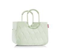 reisenthel Loopshopper L - Bolsa resistente con prácticos compartimentos de botellas de PET recicladas, diseño encantador e impermeable, color dorado, Puffer Iced Matcha, L, BAGUtility