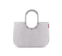 reisenthel Loopshopper L - Bolsa resistente con prácticos compartimentos de botellas de PET recicladas - Diseño encantador e impermeable dorado, Gris Pana, large, Casual