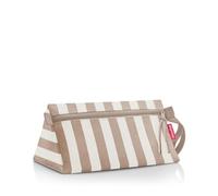 reisenthel Maxi Case WP6056 Summer Stripes Coffee - Estuche de Botellas de Pet recicladas con 2,5 l de Volumen, Impermeable, 13,5 x 1,5 x 28 cm (Ancho x Alto x Profundidad)