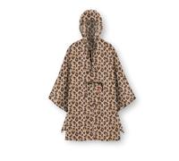reisenthel Mini maxi poncho - Chubasquero pequeño empaquetado de tejido de poliéster - Diseño atractivo con amplia apertura del cuello, Leo Macchiato, talla única