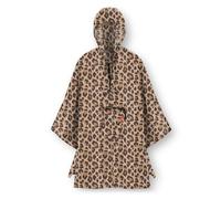 reisenthel Mini maxi poncho - Chubasquero pequeño empaquetado de tejido de poliéster - Diseño atractivo con amplia apertura del cuello, Leo Macchiato, talla única